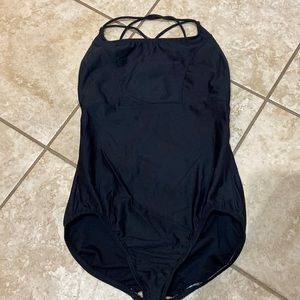 Motionwear black leotard